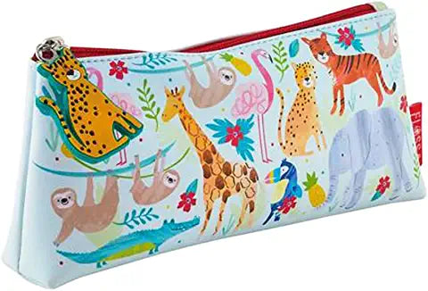 FLOSS AND ROCK  SAFARI PENCIL CASE