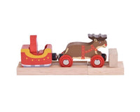 Santa Sleigh with Reindeer