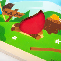 BIGJIGS | Camping Sensory Board