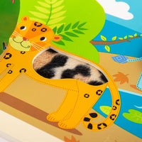 IN THE JUNGLE SENSORY BOARD