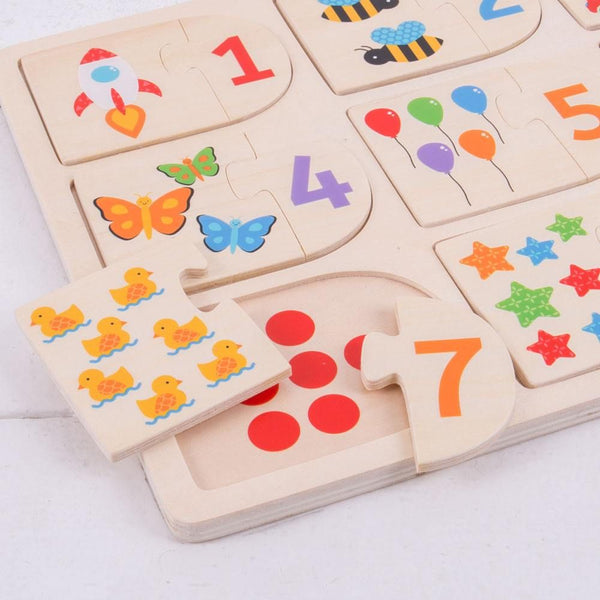 PICTURE & NUMBER MATCHING PUZZLE