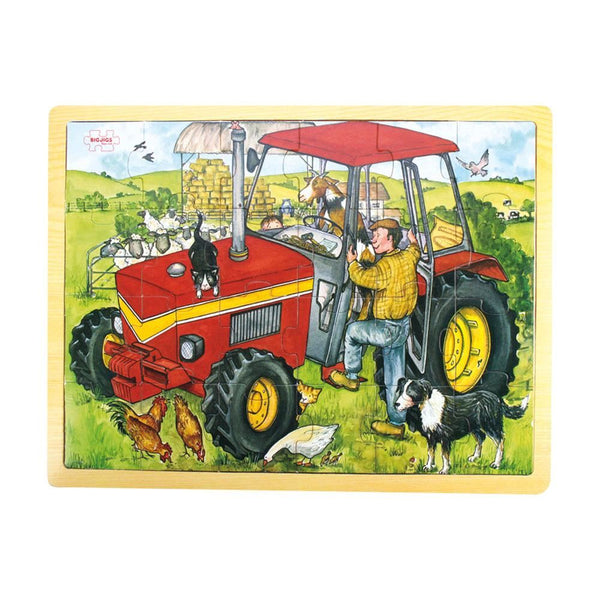 BIGJIGS | 24pc TRAY PUZZLE- TRACTOR