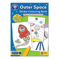 OUTER SPACE STICKER & COLOURING BOOK