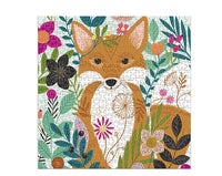500-PIECE BOXED PUZZLE: FOX AND FLOWERS