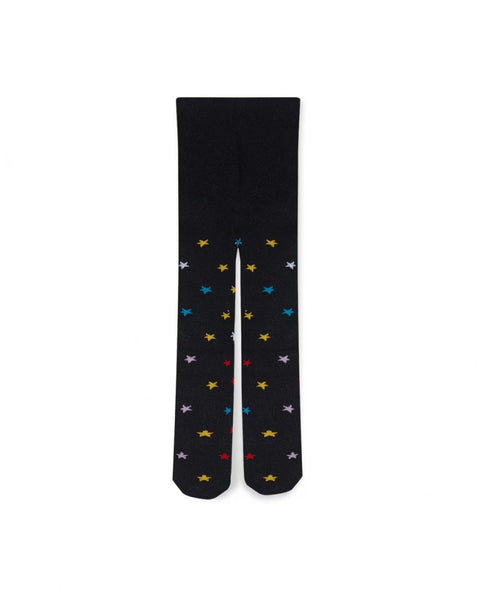 TUC TUC KID GIRL BLACK GLAM ROCK TIGHTS