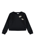 NAME IT | Kid Girl Rimette Boxy Crop Sweat Jumper