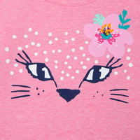 TUC TUC PINK LEOPARD PRINT TSHIRT