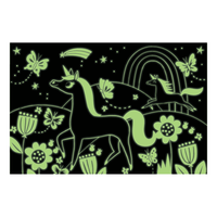 GLOW IN THE DARK PUZZLE- UNICORNS